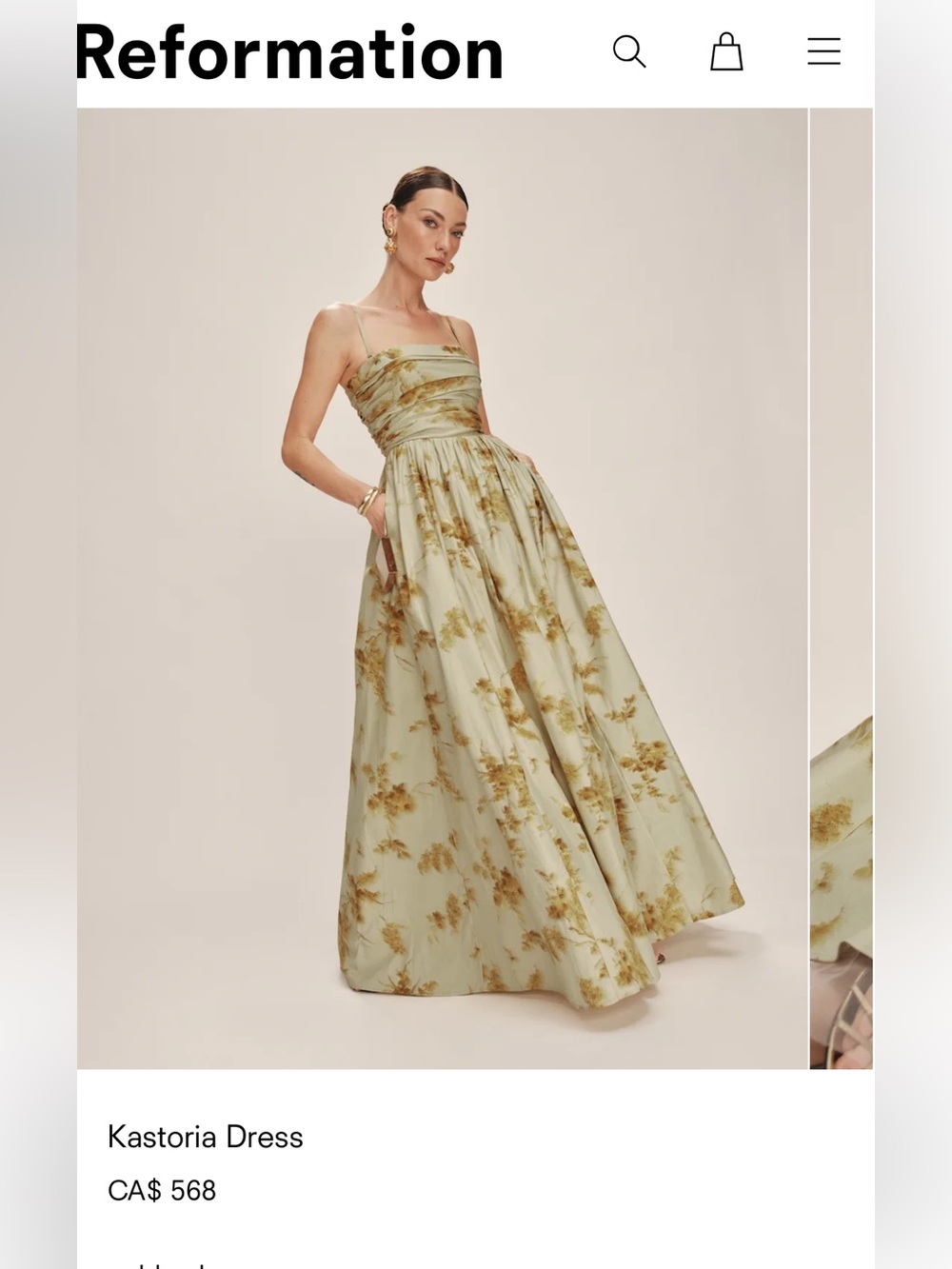 Reformation Kastoria Dress - Picture 3 of 8